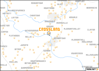 map of Crossland