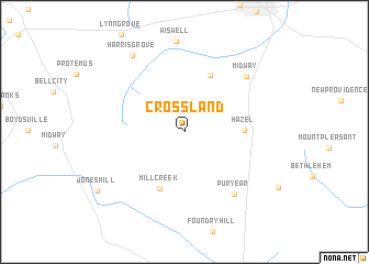 map of Crossland