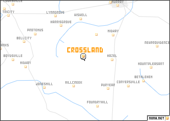 map of Crossland