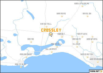 map of Crossley