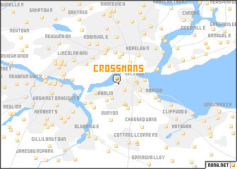 map of Crossmans