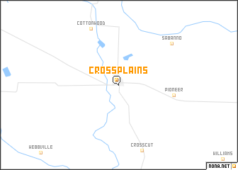 map of Cross Plains