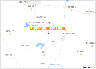 map of Crossroads School