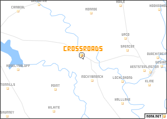 map of Crossroads