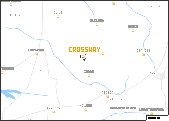 map of Cross Way
