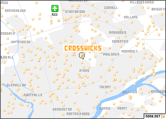 map of Crosswicks