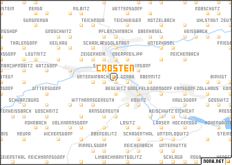 map of Crösten