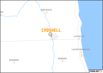 map of Croswell