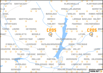 map of Cros