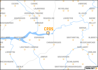 map of Cros