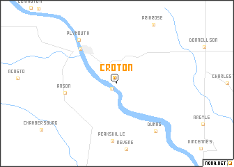 map of Croton