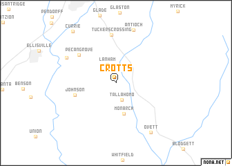 map of Crotts