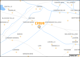 map of Crova