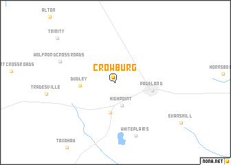 map of Crowburg