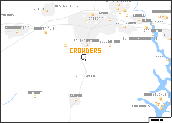 map of Crowders