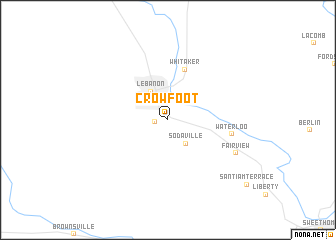 map of Crowfoot