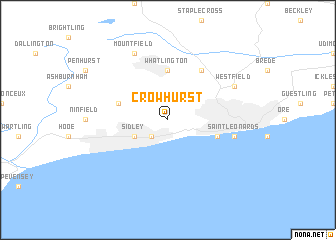 map of Crowhurst