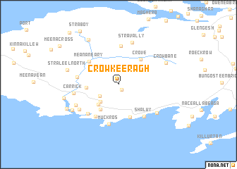 map of Crowkeeragh