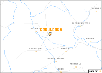 map of Crowlands