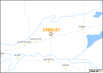 map of Crowley