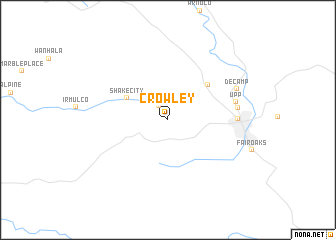 map of Crowley