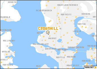 map of Crown Hill