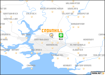 map of Crown Hill