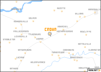 map of Crown