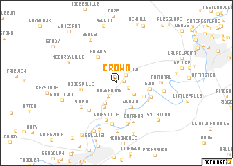 map of Crown
