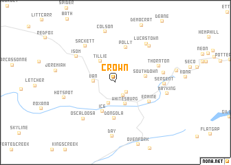 map of Crown