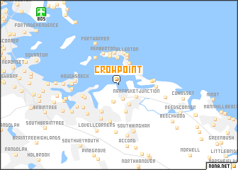 map of Crow Point