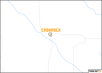 map of Crow Rock