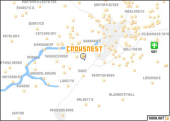 map of Crows Nest