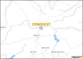 map of Crows Nest