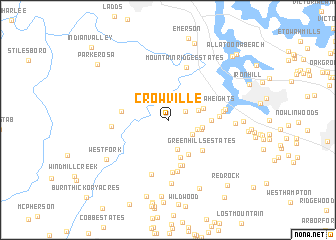 map of Crowville