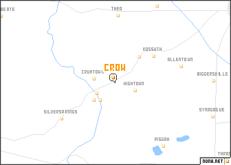 map of Crow