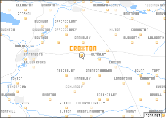 map of Croxton