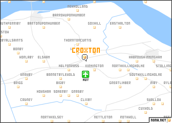 map of Croxton