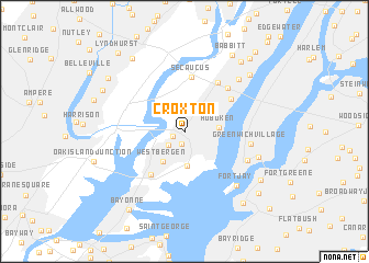 map of Croxton