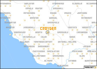 map of Croyden