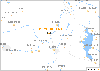 map of Croydon Flat