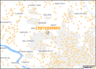 map of Croydon Park