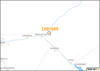 map of Croydon