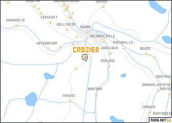 map of Crozier