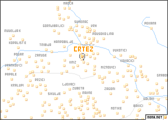 map of Crtež