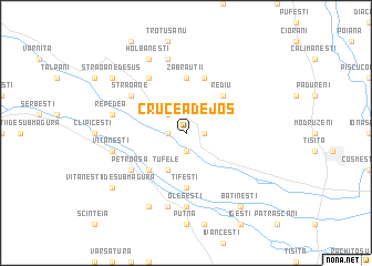 map of Crucea de Jos