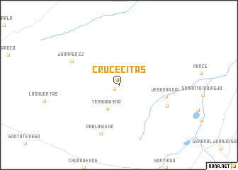 map of Crucecitas