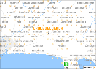 map of Cruce de Cuenca