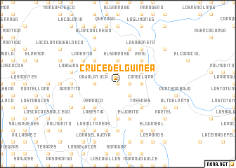 map of Cruce del Guinea