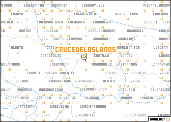 map of Cruce de los Lanos